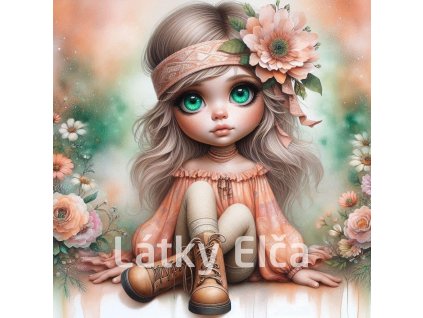 slečna s čelenkou 1