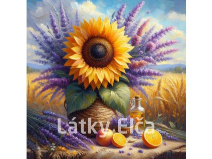 slunečnice s levandulí 2