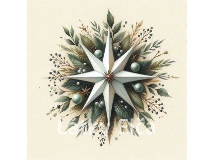 vánoční betlémská hvězda 4