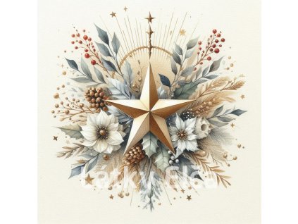 vánoční betlémská hvězda 10