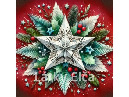 vánoční betlémská hvězda 26