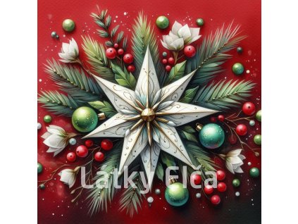 vánoční betlémská hvězda 27