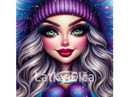 dívka ve fialovém 2