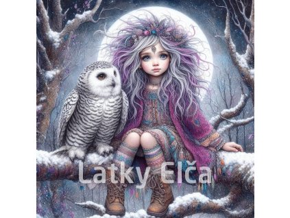 dívka a sova 1