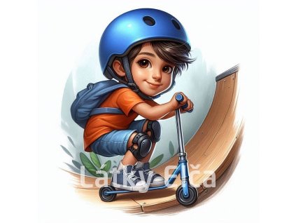 kluk na koloběžce 3