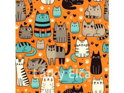 Kočky hnědo černé 3