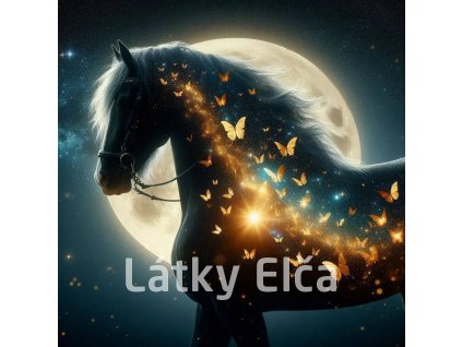 kůň a zltý motýl 4