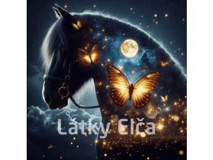 kůň a zltý motýl 17
