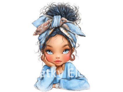 dívka ve světle modrém 1