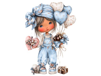 dívka ve světle modrém 2