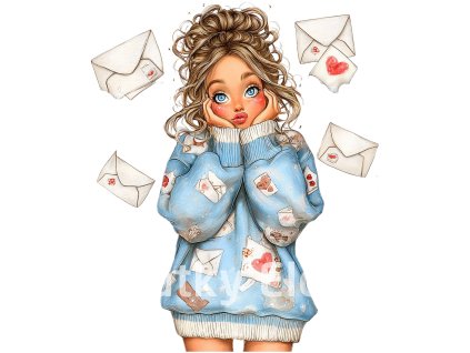 dívka ve světle modrém 4