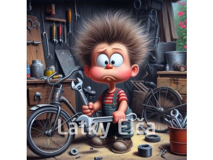 kluk co opravuje kolo 3