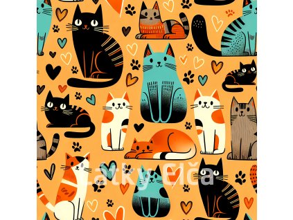 Kočky hnědo černé 2