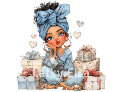 dívka ve světle modrém 19