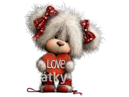 valentýn medvídek 1