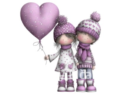 valentýn fialový 24