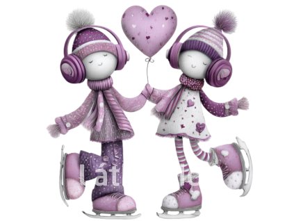 valentýn fialový 30