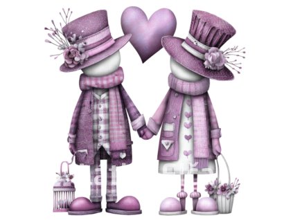 valentýn fialový 32