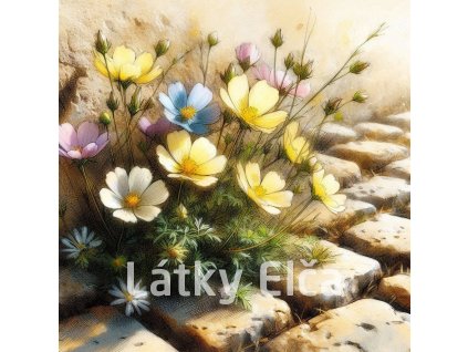 kvítí v dlažbě 8