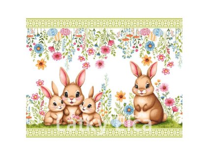 Běhoun - králíček, květ a vajíčka