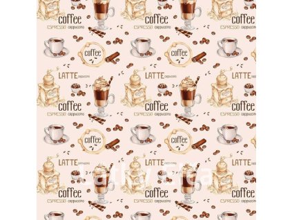 Vaflovina - utěrkovina latte