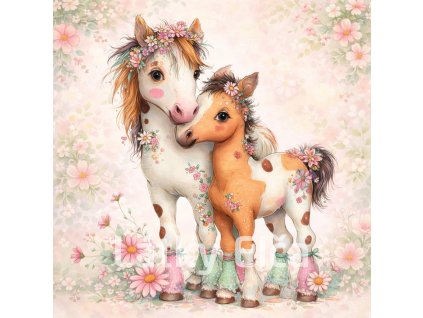 koníci s květami 2