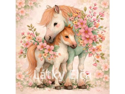 koníci s květami 4