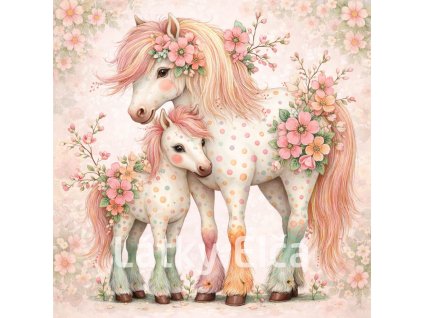 koníci s květami 5