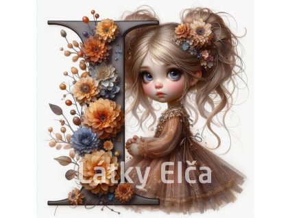 Panel I holčička květ