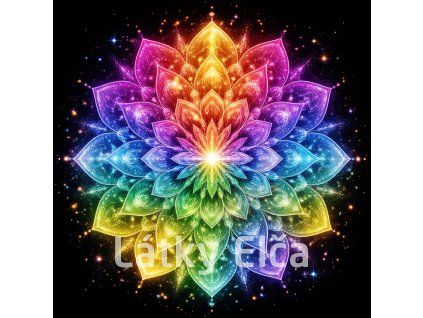 duhová mandala 4