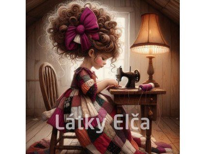 děvčátko u šicího stroje 5