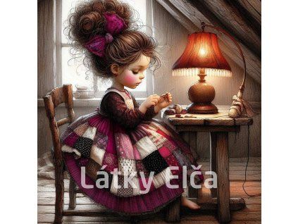 děvčátko u šicího stroje 6