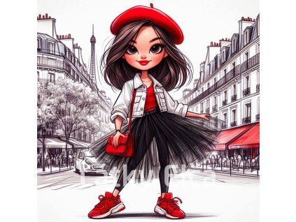 děvče v Paříži 9