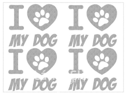 4591 reflexni nazehlovacka srdce dog