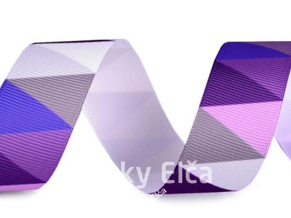 5926 rypsova stuha lampas trojuhelnik sire 25 mm