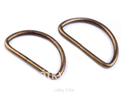 6337 polokrouzek sire 38 mm staromosaz