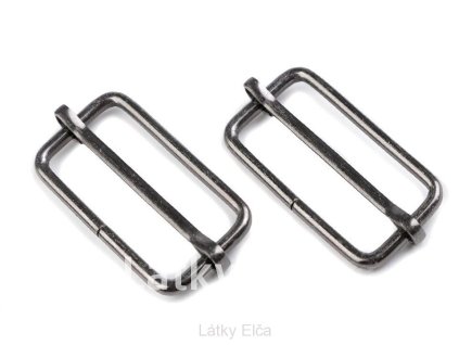 6382 posunovac na popruhy sire 33 mm nikl cerny