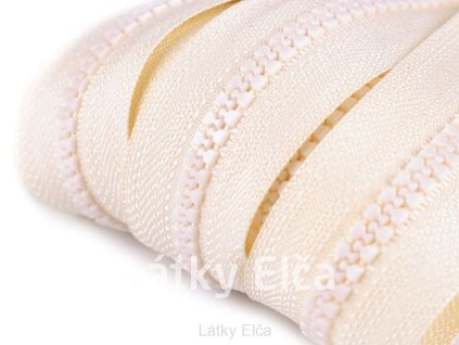 6502 zip kosteny 5 mm metraz kremova