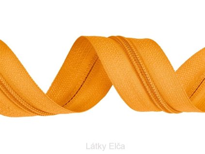 6670 zip spiralovy nekonecny pas 5mm horcicovy