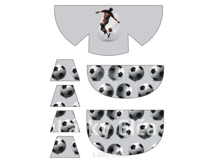 Panel na ledvinku fotbalista (Množství - vyberte variantu velikost 38 x 21 cm - 110,-)