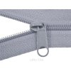 1087 1 jezdec bez aretace pro zip spiralovy nekonecny zip 5mm svetle sedy