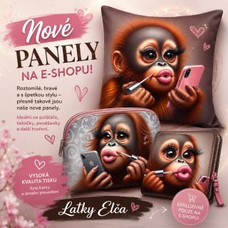 Novinky na panelech 😊😁 #latkyelca #opice #panely #tisk #tvoreni