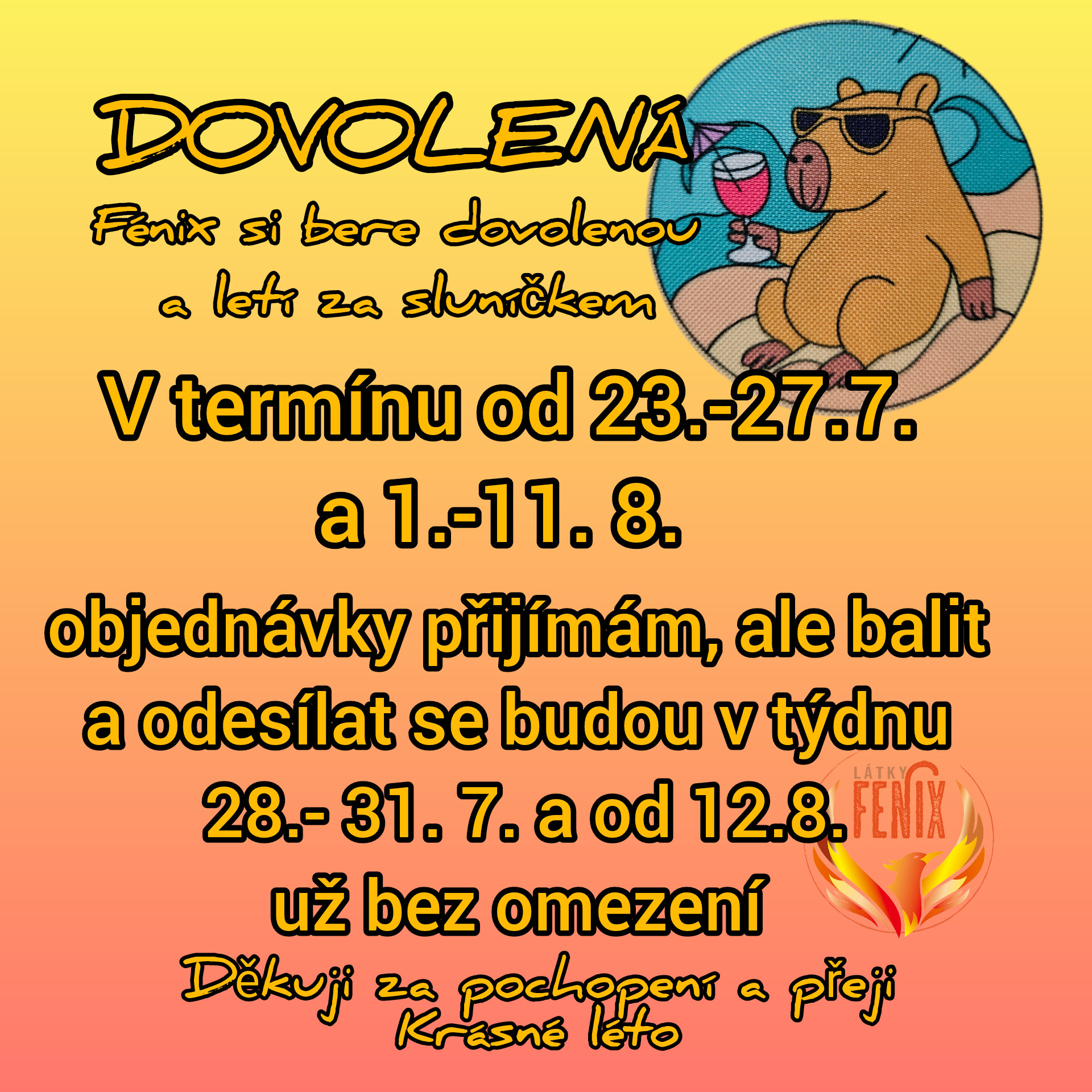 Dovolená 2025