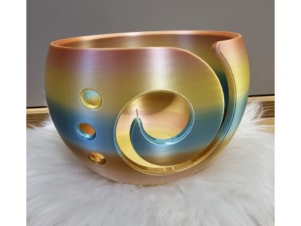 Velká šátková miska – duhové přechody