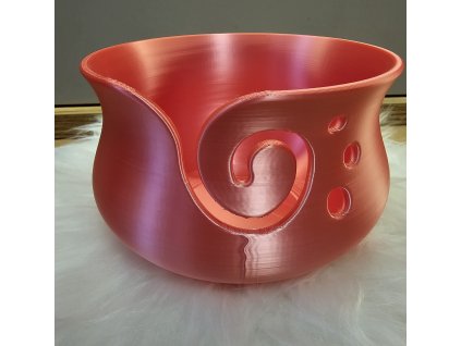 Miska na menší klubíčka – perleťová růžová