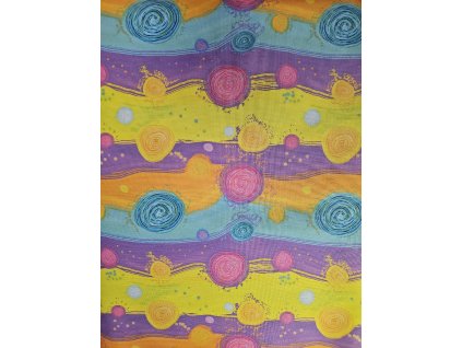 Spirály barevné-kočárkovina