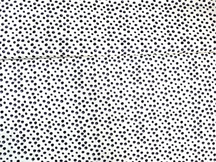 Boruvkové puntíky- bavlněné plátno