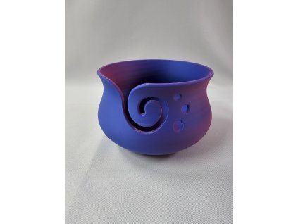 Miska na menší klubíčka – fialovo-růžové žíhání