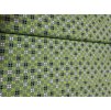 Bavlna zelená ornamenty