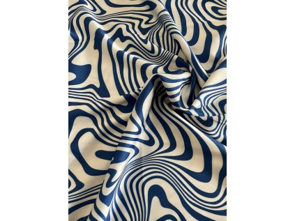 vzorované hedvábí